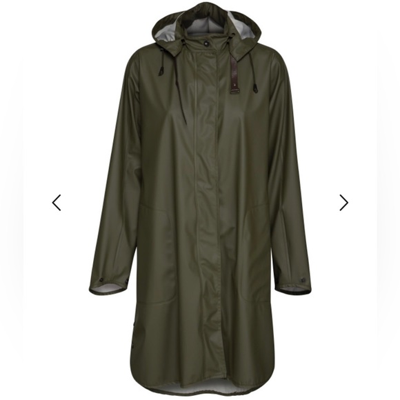 Ilse Jacobsen Jackets & Blazers - Size 38(8)⭐️NWT ILSE JACOBSEN Army Green Rain Coat 71.